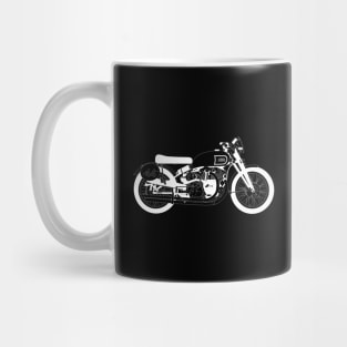 Vincent Black Lightning White Outline Mug